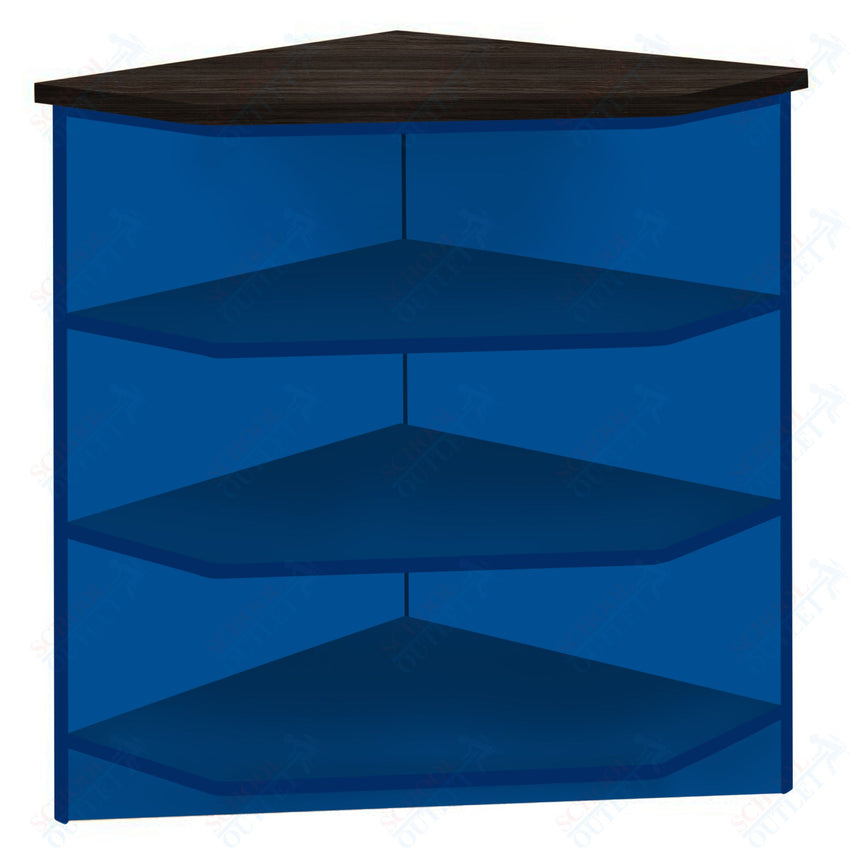 90 - Degree Outside Corner with 3 Shelves (88050 Z40) - SchoolOutlet