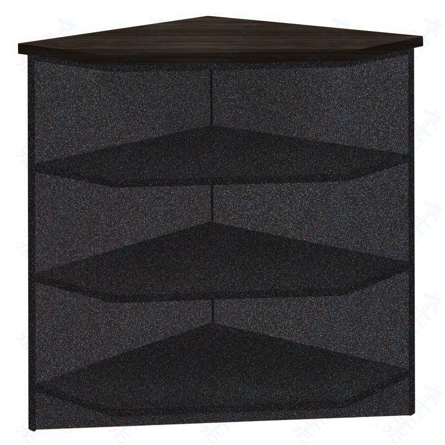 90 - Degree Outside Corner with 3 Shelves (88050 Z40) - SchoolOutlet