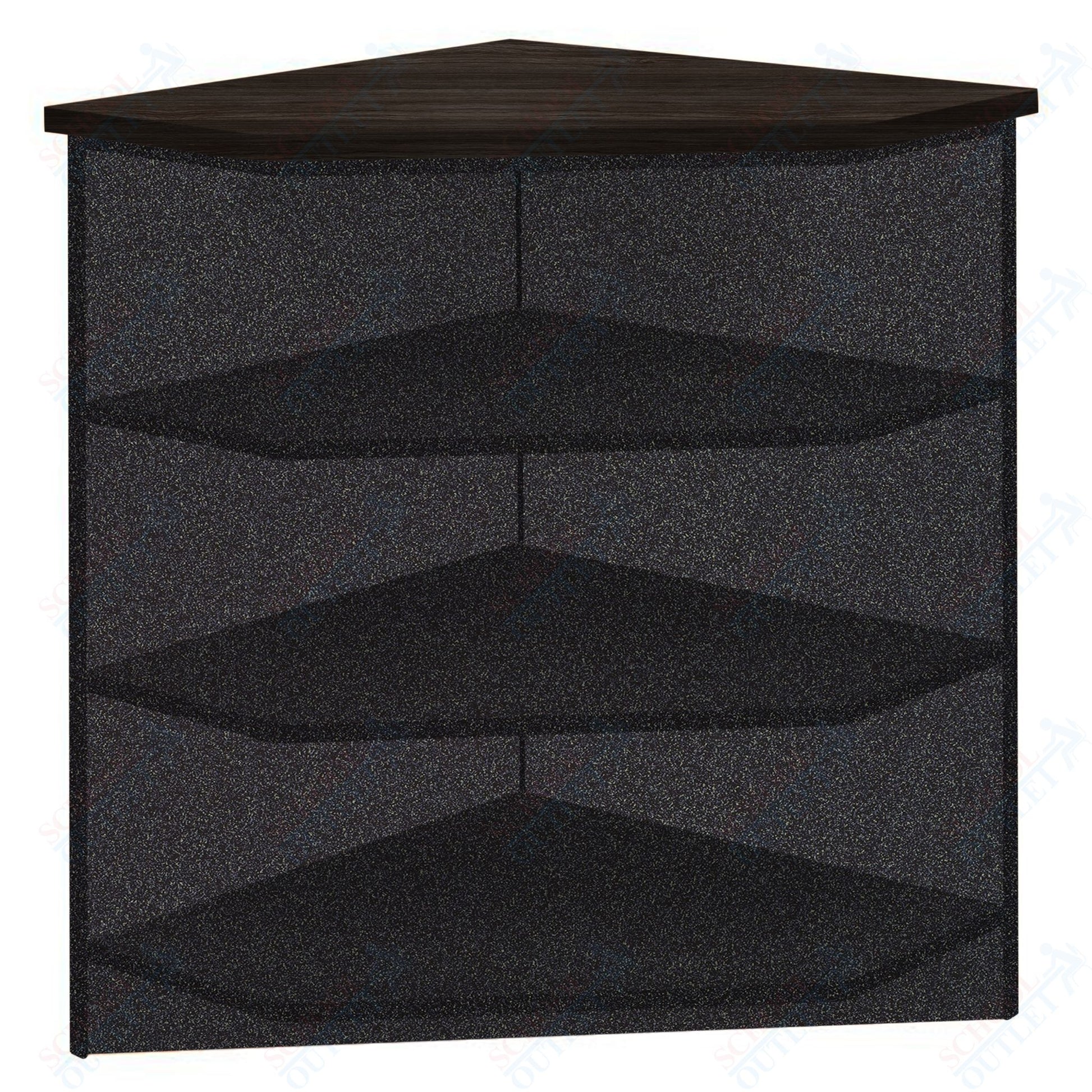 90 - Degree Outside Corner with 3 Shelves (88050 Z40) - SchoolOutlet
