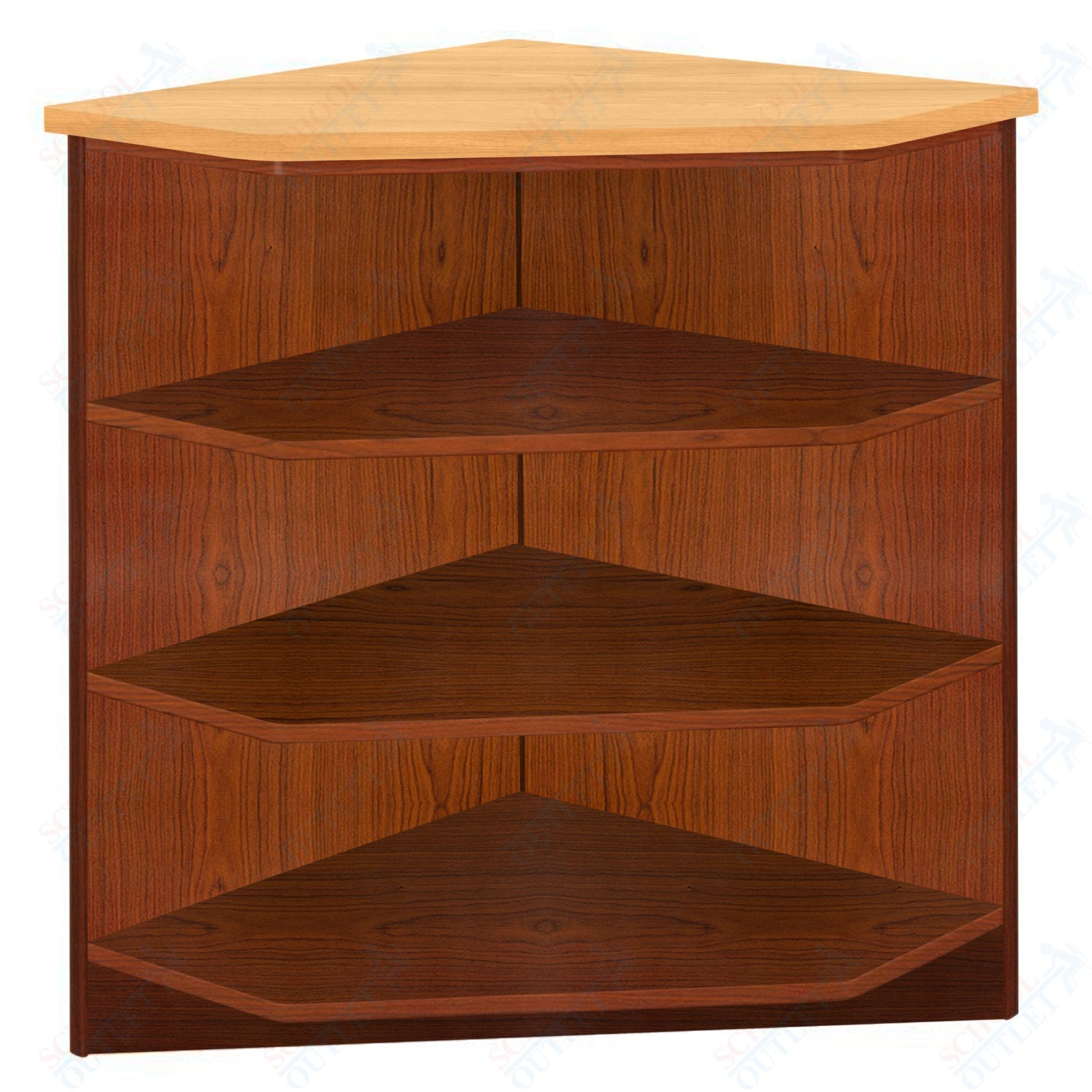 90 - Degree Outside Corner with 3 Shelves (88050 Z40) - SchoolOutlet