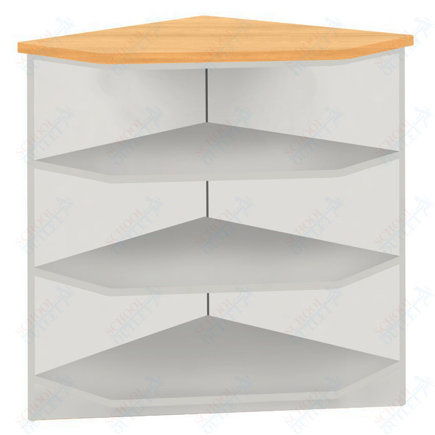 90 - Degree Outside Corner with 3 Shelves (88050 Z40) - SchoolOutlet