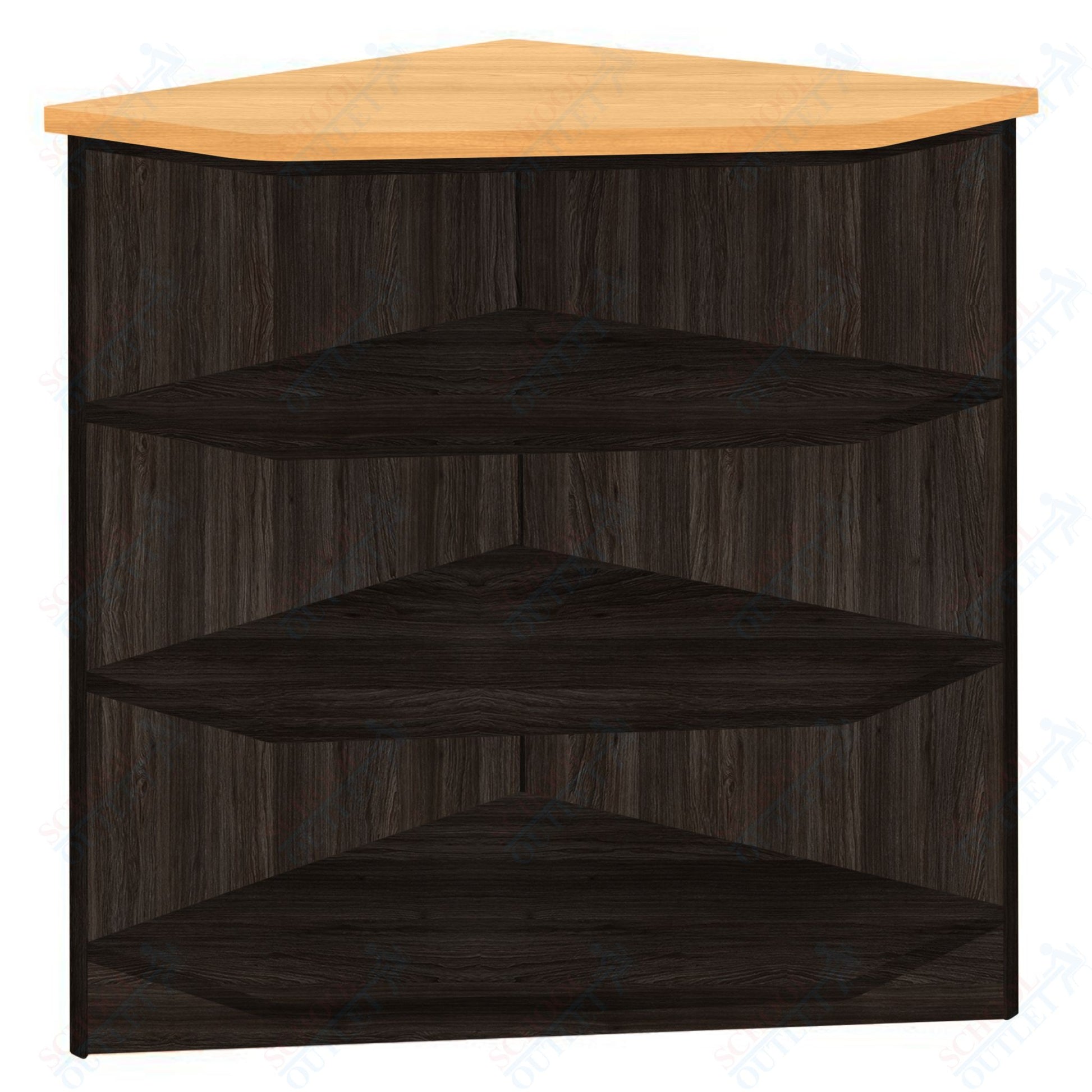 90 - Degree Outside Corner with 3 Shelves (88050 Z40) - SchoolOutlet