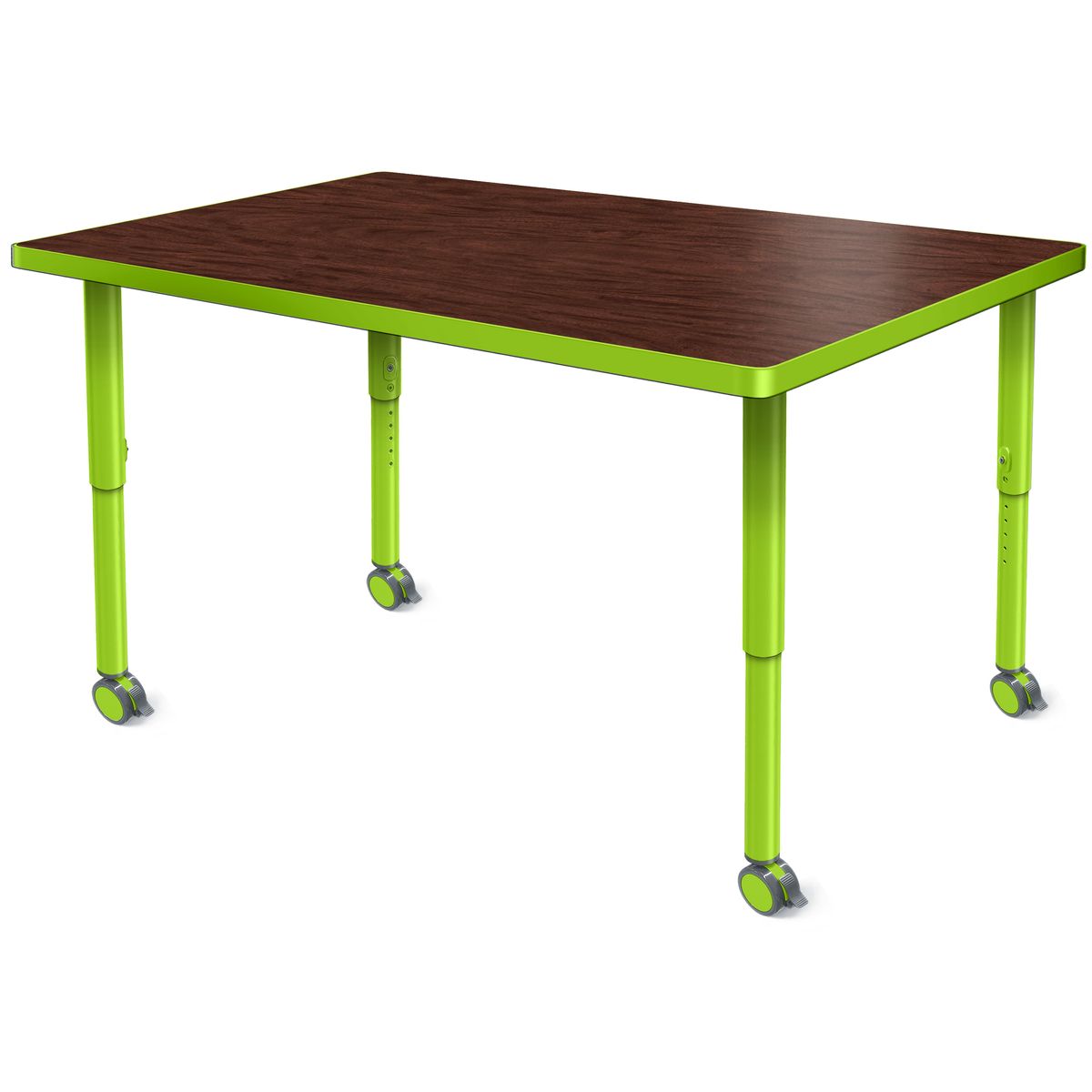 Allied Velocity Collaborative Rectangle Activity Table with Adjustable Height - 60"W x 42"D x 24"-37"H (ALD-VEL4260)