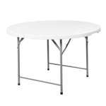 Regency Trestle 4 ft Round Folding Table 48