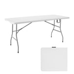 Regency Trestle 5 ft Folding Table and 4 Chairs Set 60
