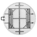 Regency Trestle 6 ft Round Folding Table 72
