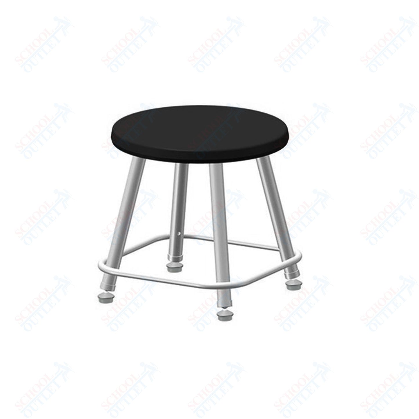 USA Capitol Euroflex Poly Seat Stool Fixed Height 12" (3112)
