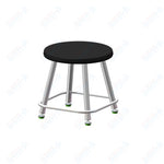 USA Capitol Euroflex Poly Seat Stool Fixed Height 12