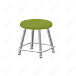 USA Capitol Euroflex Poly Seat Stool Fixed Height 12