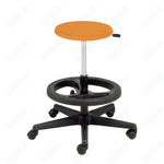 USA Capitol Euroflex Teacher/Lab Poly Seat Stool with Foot ring Adjustable Height 13.5