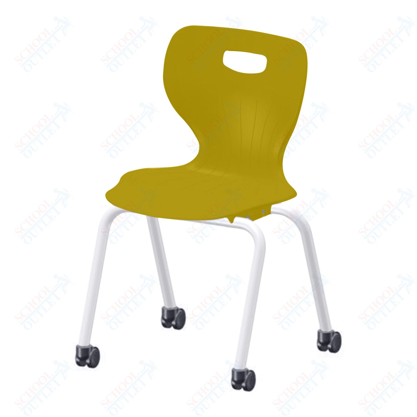 USA Capitol Euroflex 3500 Series 18" Mobile Stackable Chair (3508C)