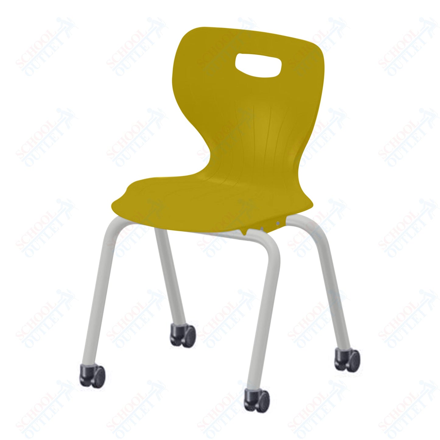 USA Capitol Euroflex 3500 Series 18" Mobile Stackable Chair (3508C)
