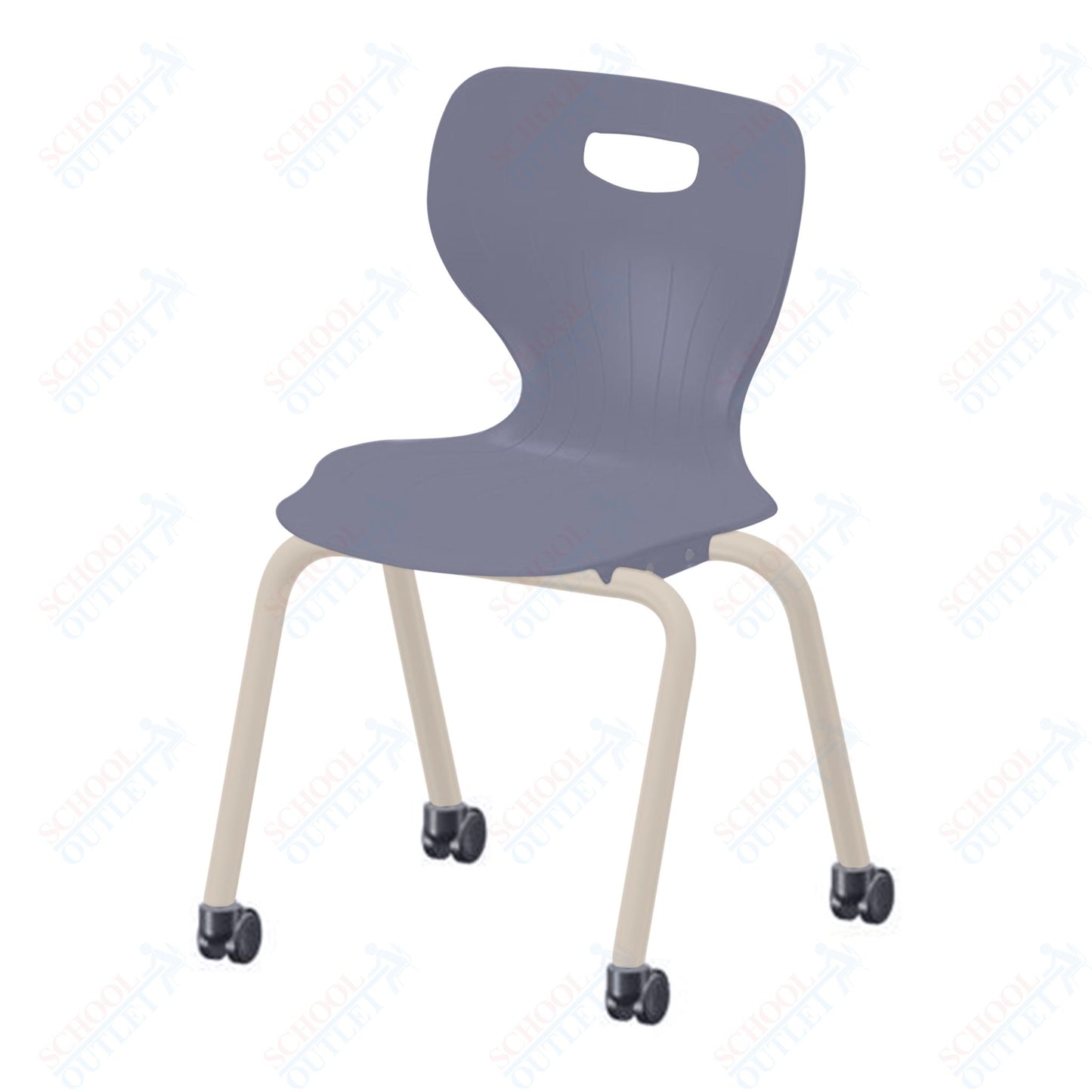 USA Capitol Euroflex 3500 Series 18" Mobile Stackable Chair (3508C)