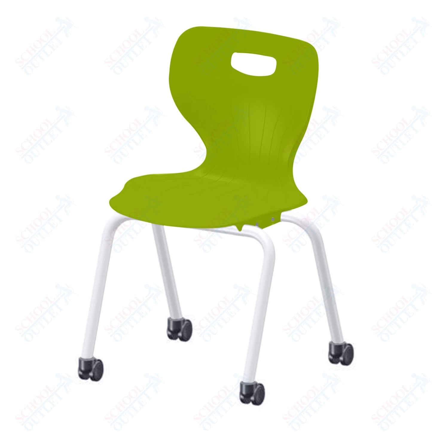 USA Capitol Euroflex 3500 Series 18" Mobile Stackable Chair (3508C)