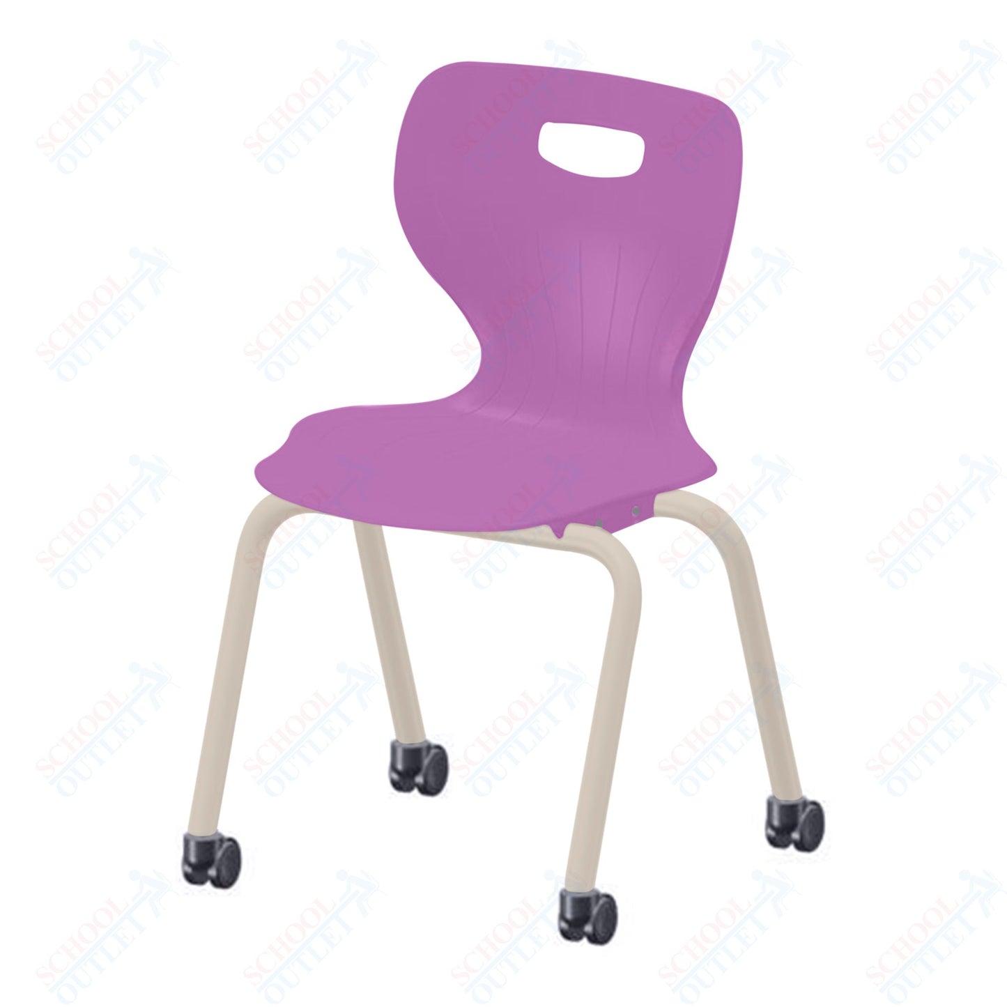 USA Capitol Euroflex 3500 Series 18" Mobile Stackable Chair (3508C)