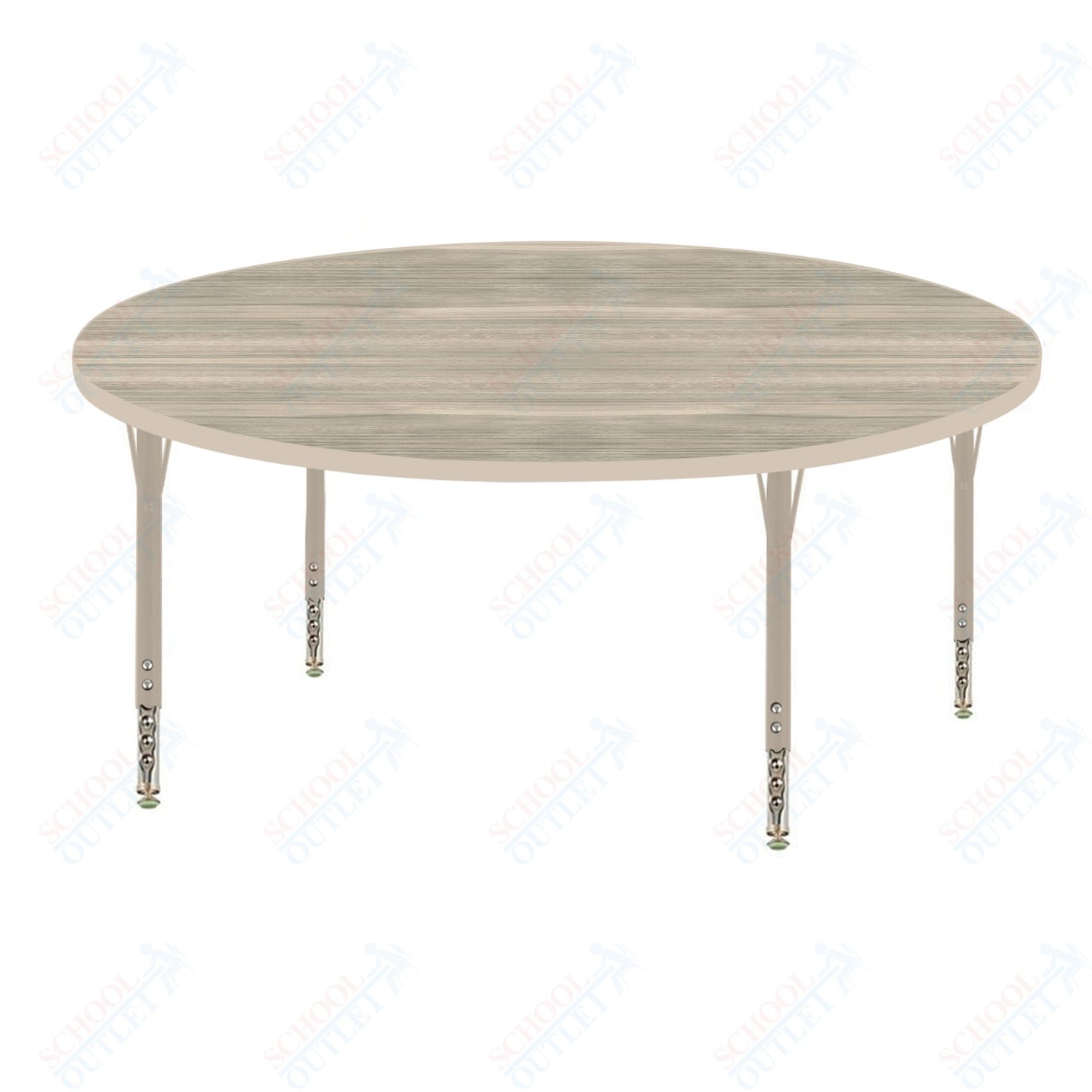 USA Capitol 36" Round Activity Table Adjustable Height 23"-31" (36RSE)