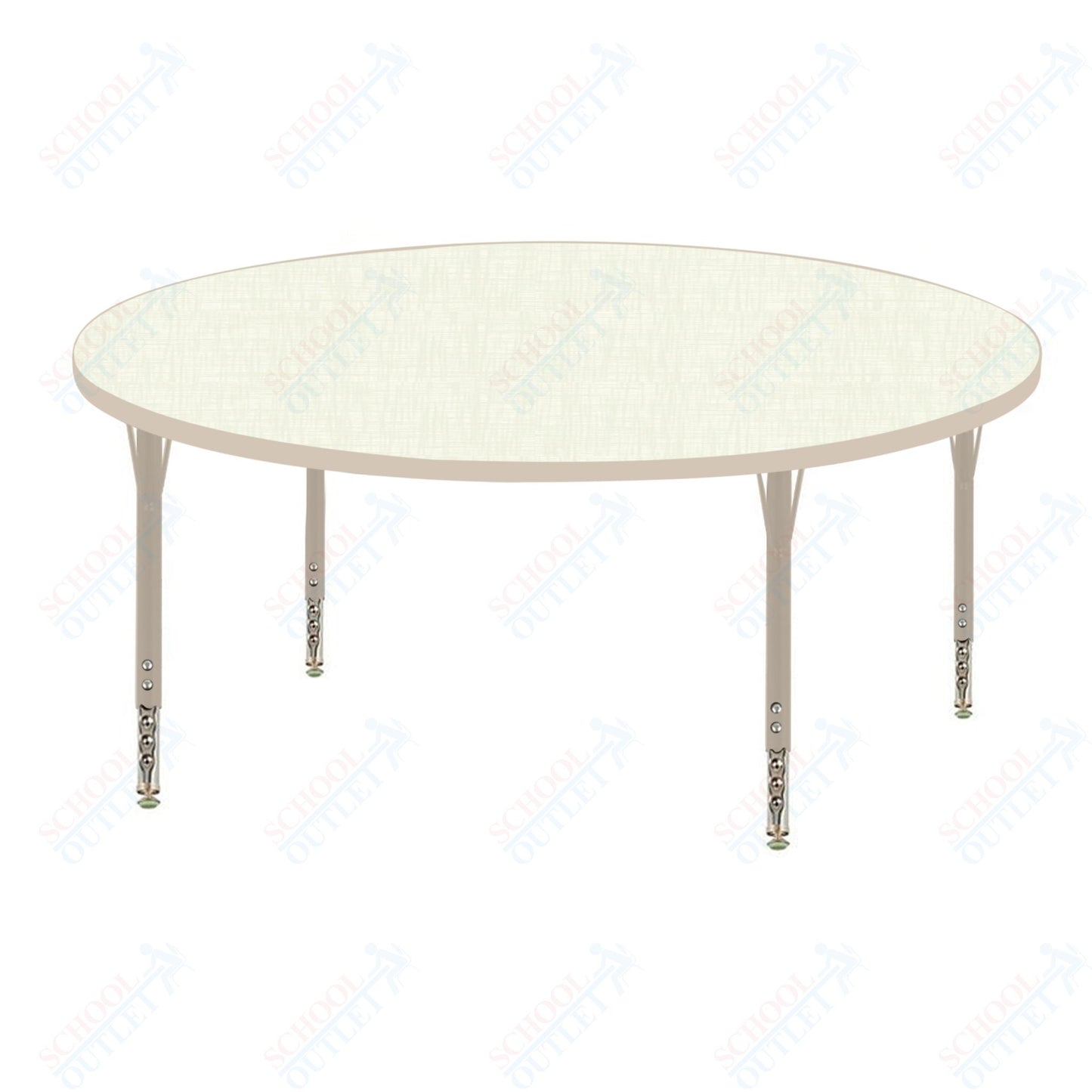 USA Capitol 36" Round Activity Table Adjustable Height 23"-31" (36RSE)