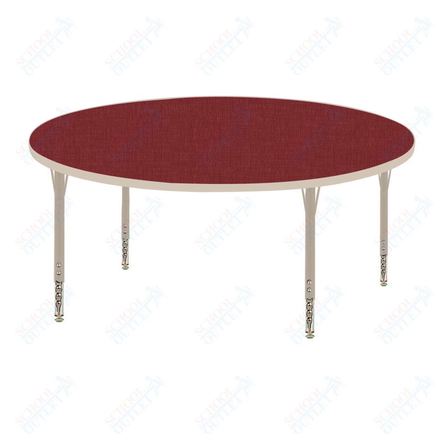 USA Capitol 36" Round Activity Table Adjustable Height 23"-31" (36RSE)