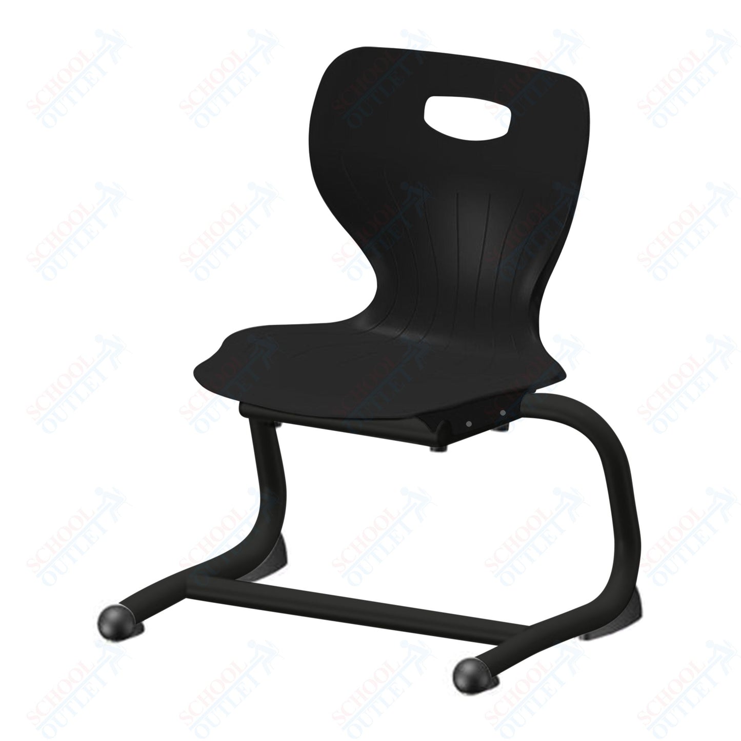 USA Capitol Euroflex 12" Stackable Cantilever Chair (3702)