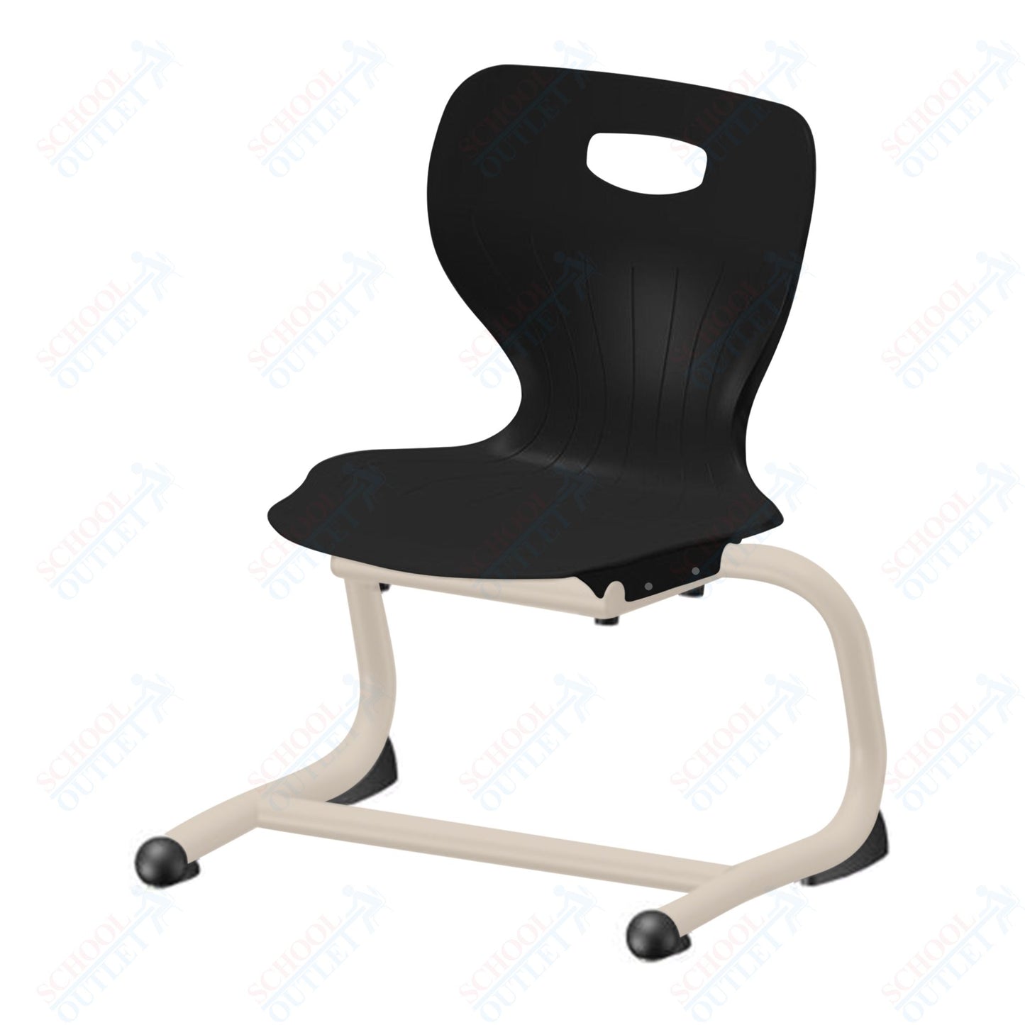 USA Capitol Euroflex 12" Stackable Cantilever Chair (3702)