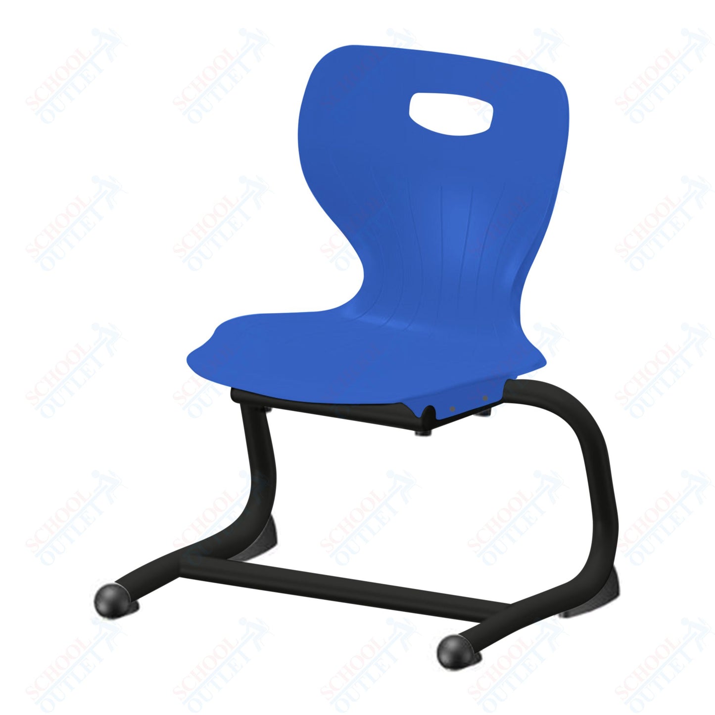 USA Capitol Euroflex 12" Stackable Cantilever Chair (3702)