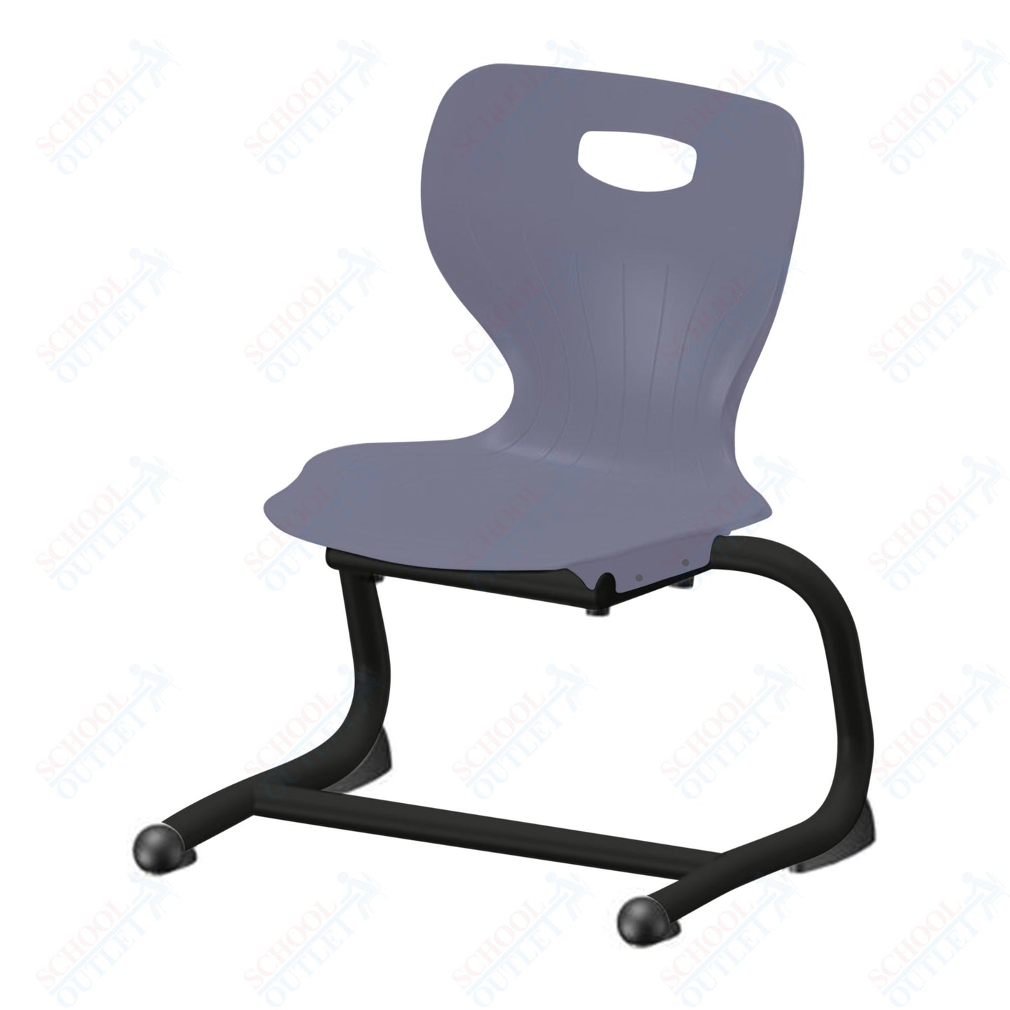 USA Capitol Euroflex 12" Stackable Cantilever Chair (3702)