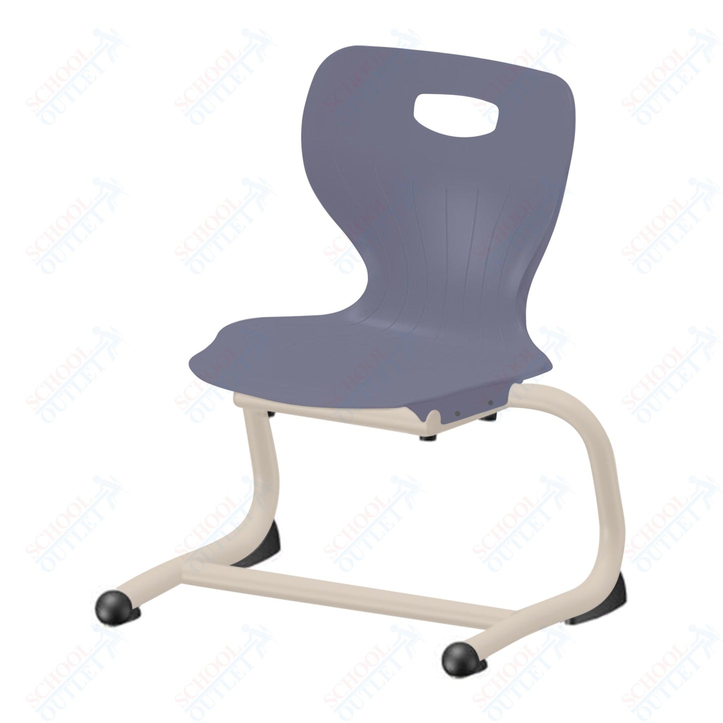 USA Capitol Euroflex 12" Stackable Cantilever Chair (3702)