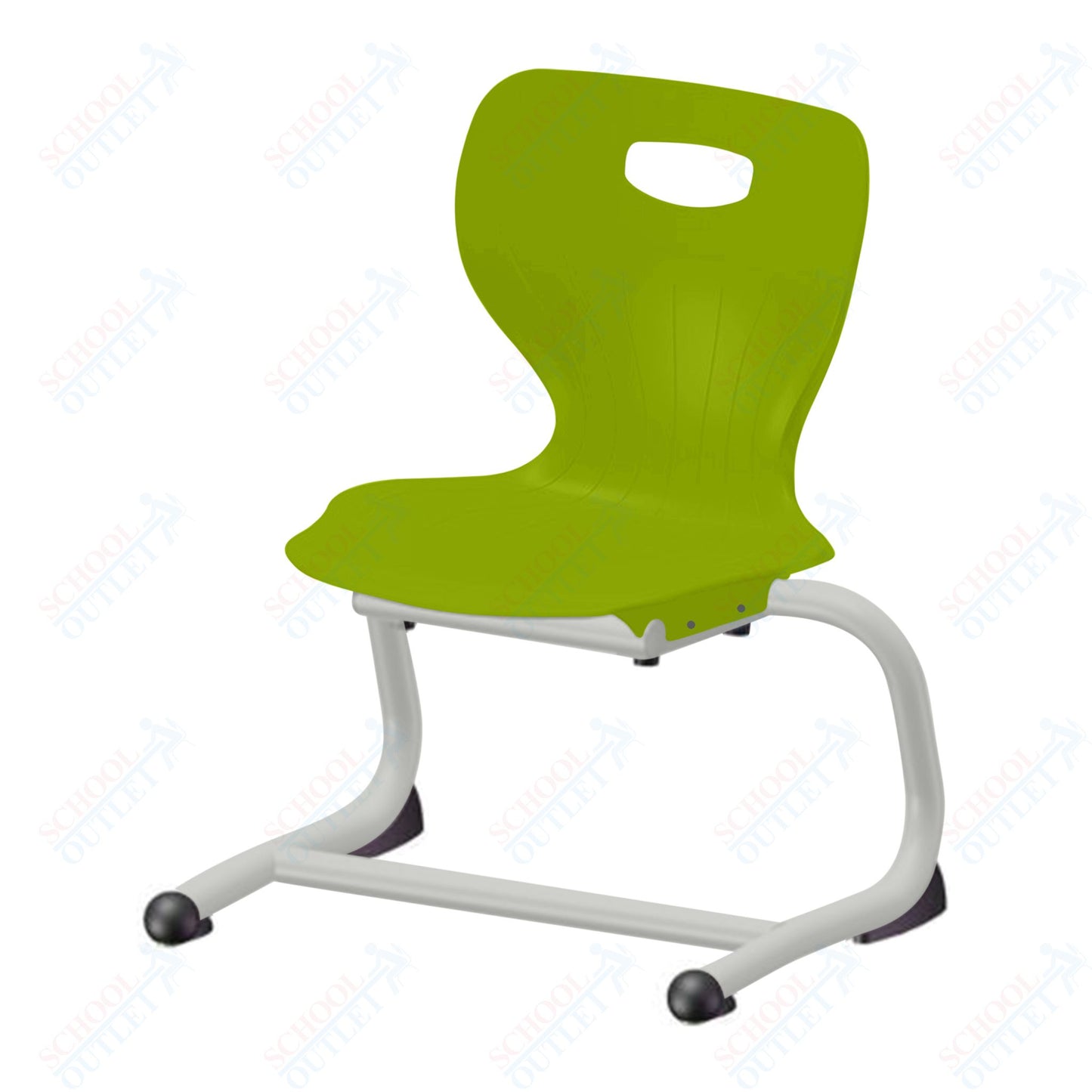 USA Capitol Euroflex 12" Stackable Cantilever Chair (3702)