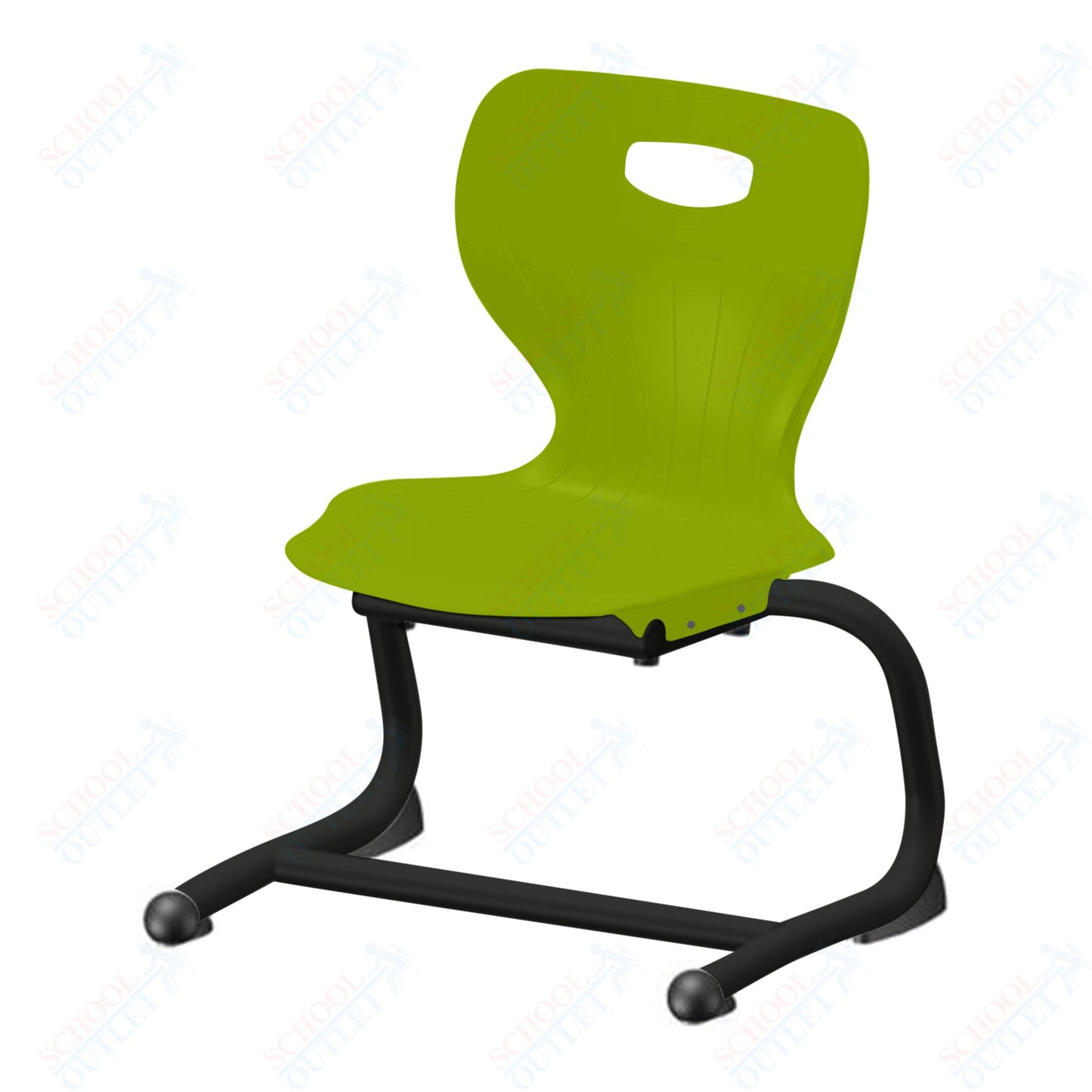 USA Capitol Euroflex 12" Stackable Cantilever Chair (3702)