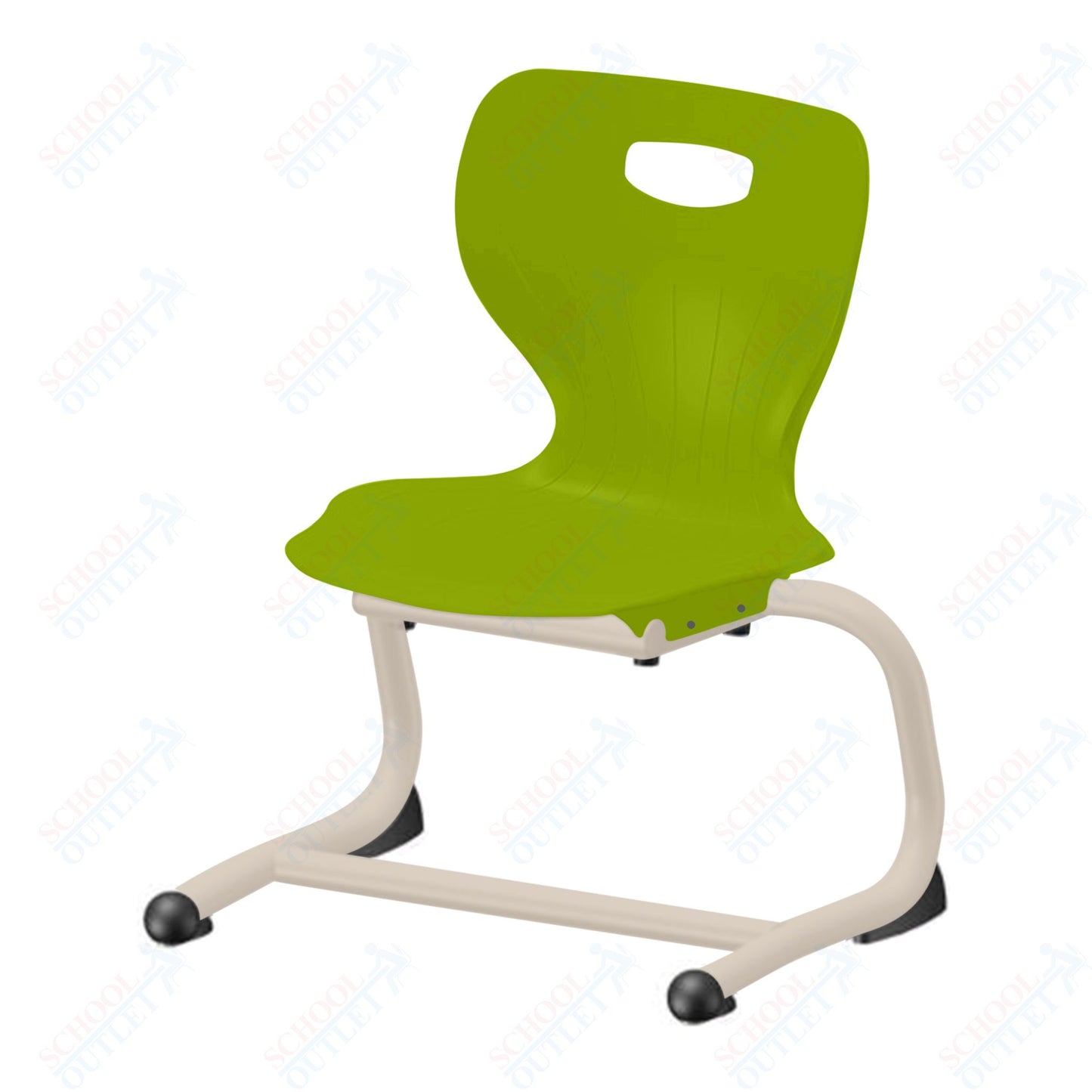USA Capitol Euroflex 12" Stackable Cantilever Chair (3702)