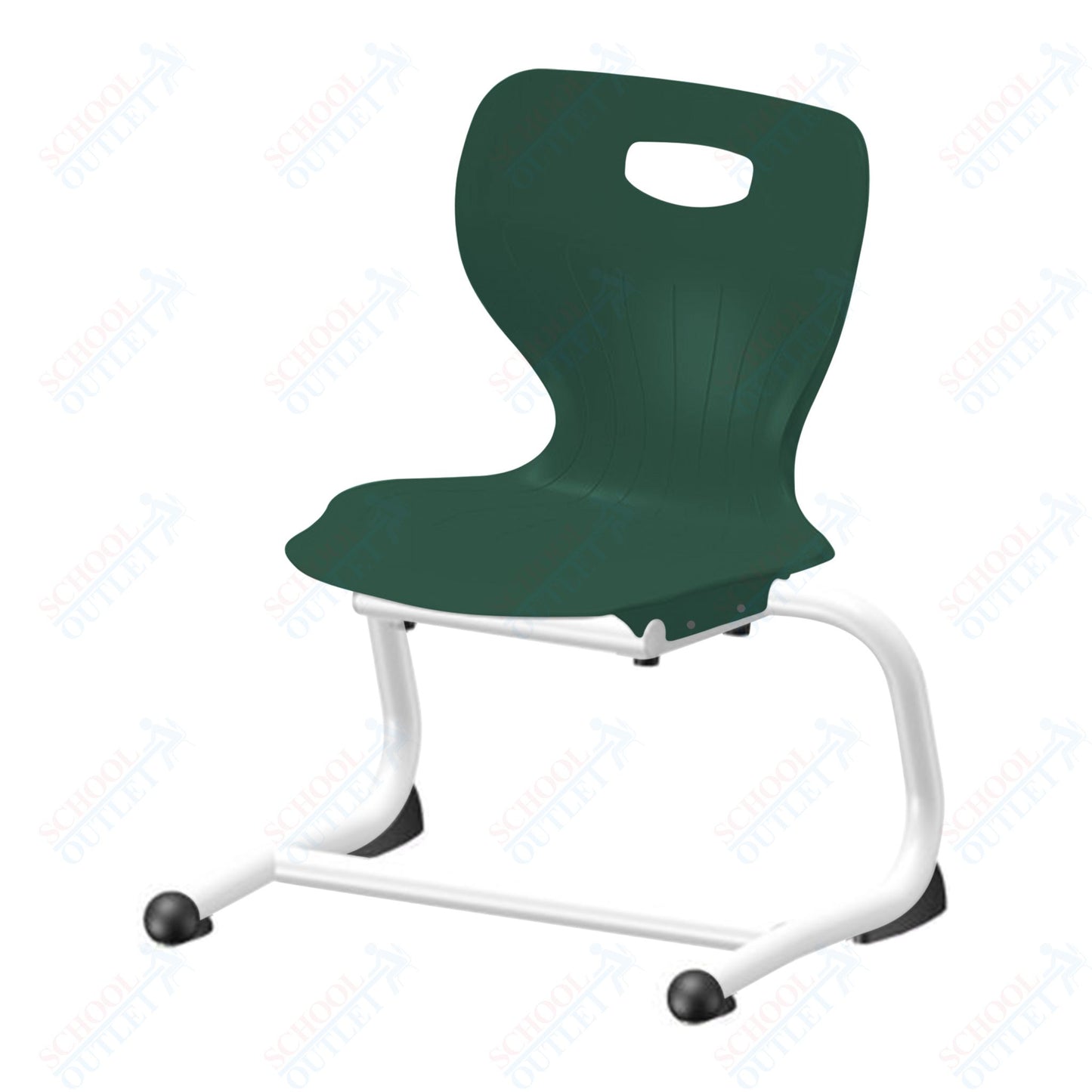 USA Capitol Euroflex 12" Stackable Cantilever Chair (3702)