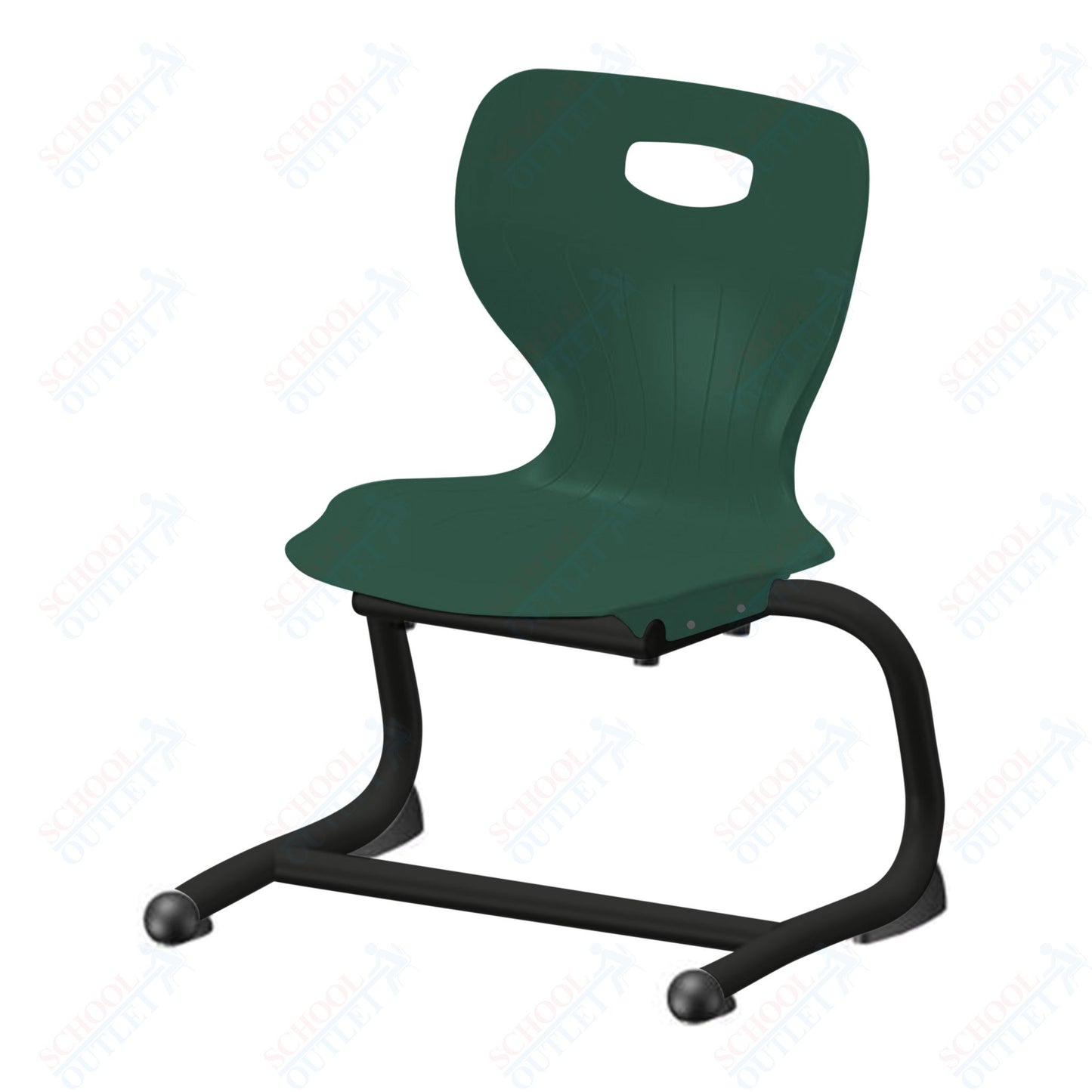 USA Capitol Euroflex 12" Stackable Cantilever Chair (3702)