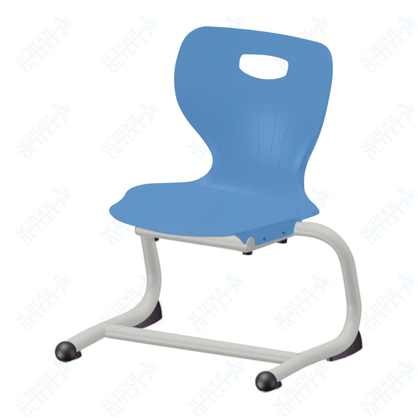 USA Capitol Euroflex 12" Stackable Cantilever Chair (3702)