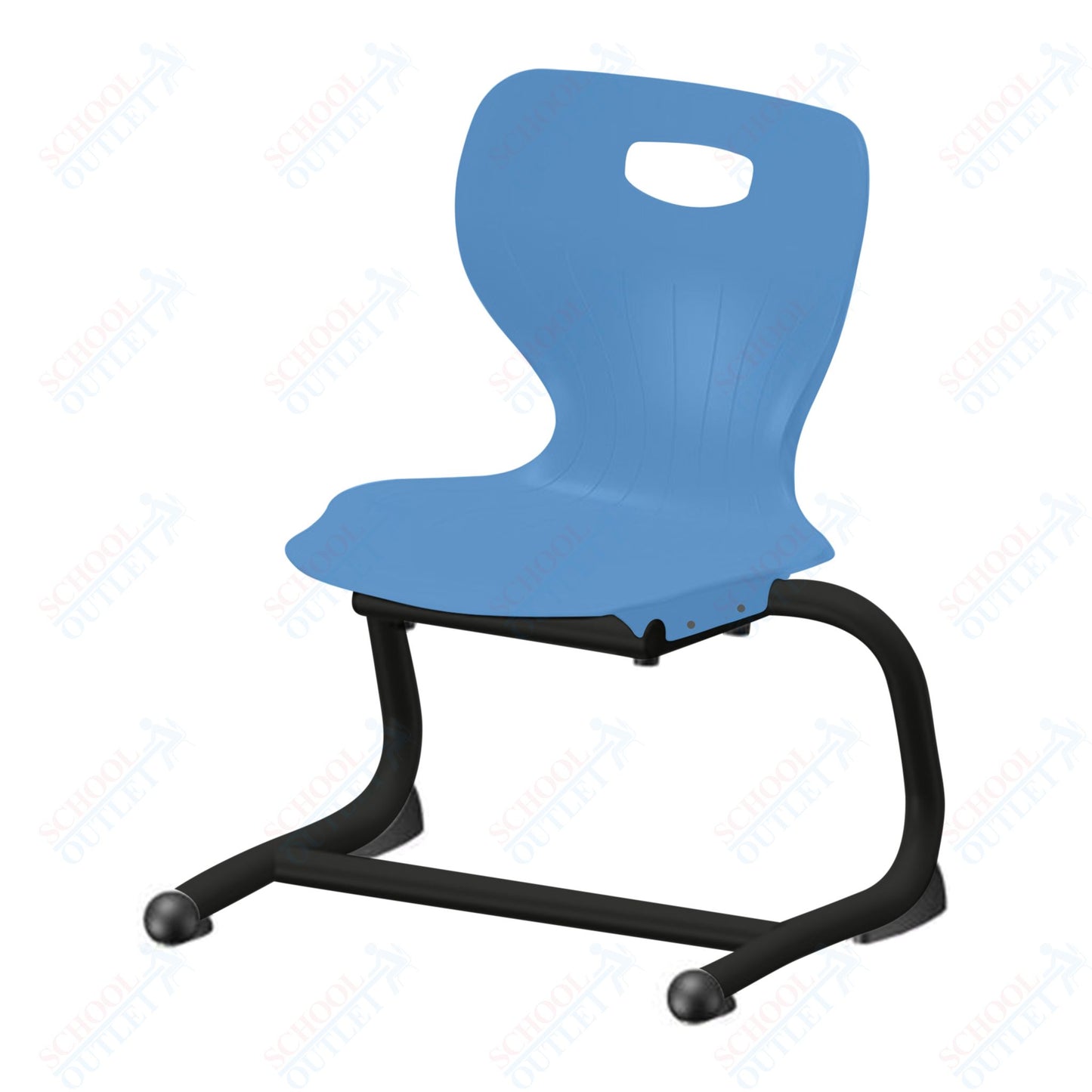 USA Capitol Euroflex 12" Stackable Cantilever Chair (3702)