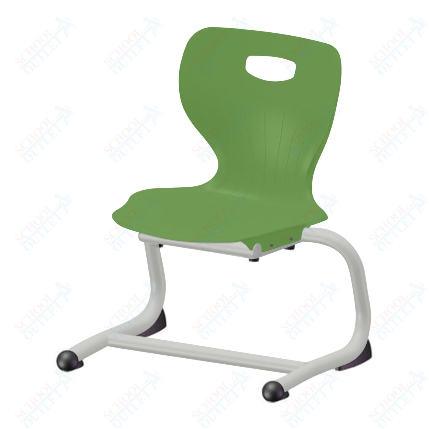 USA Capitol Euroflex 12" Stackable Cantilever Chair (3702)