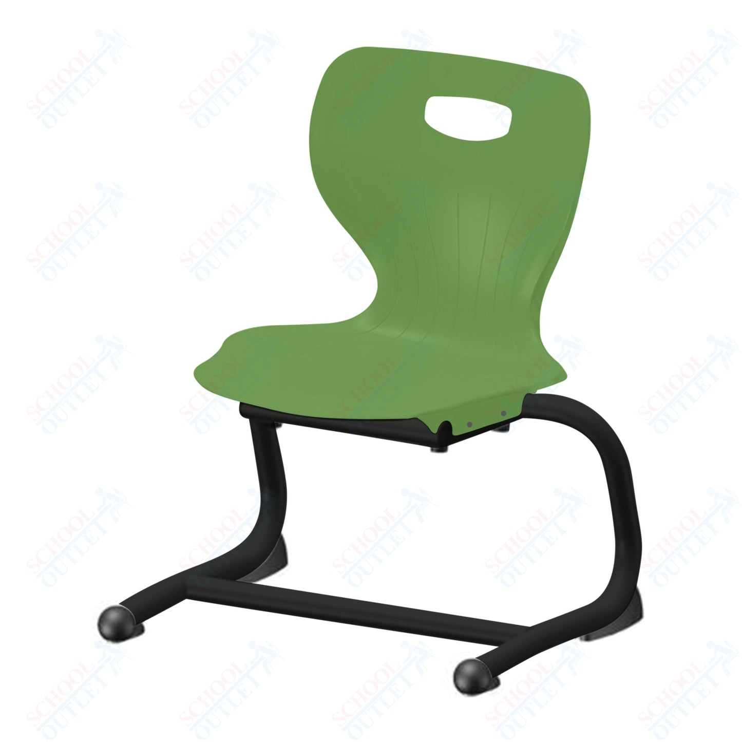 USA Capitol Euroflex 12" Stackable Cantilever Chair (3702)