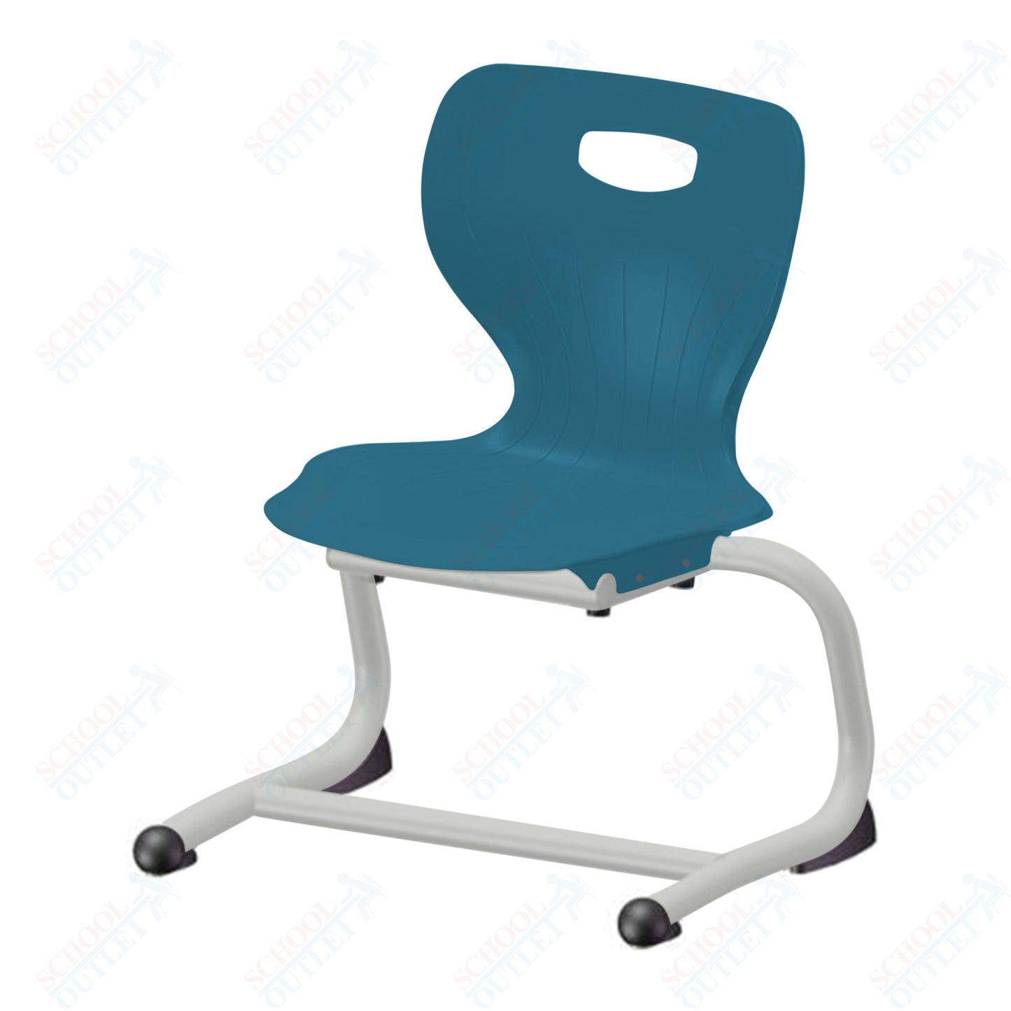 USA Capitol Euroflex 12" Stackable Cantilever Chair (3702)