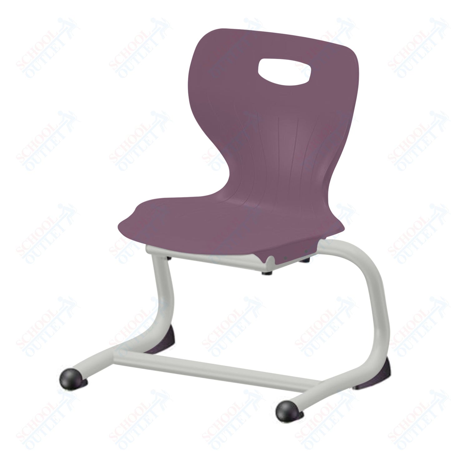 USA Capitol Euroflex 12" Stackable Cantilever Chair (3702)