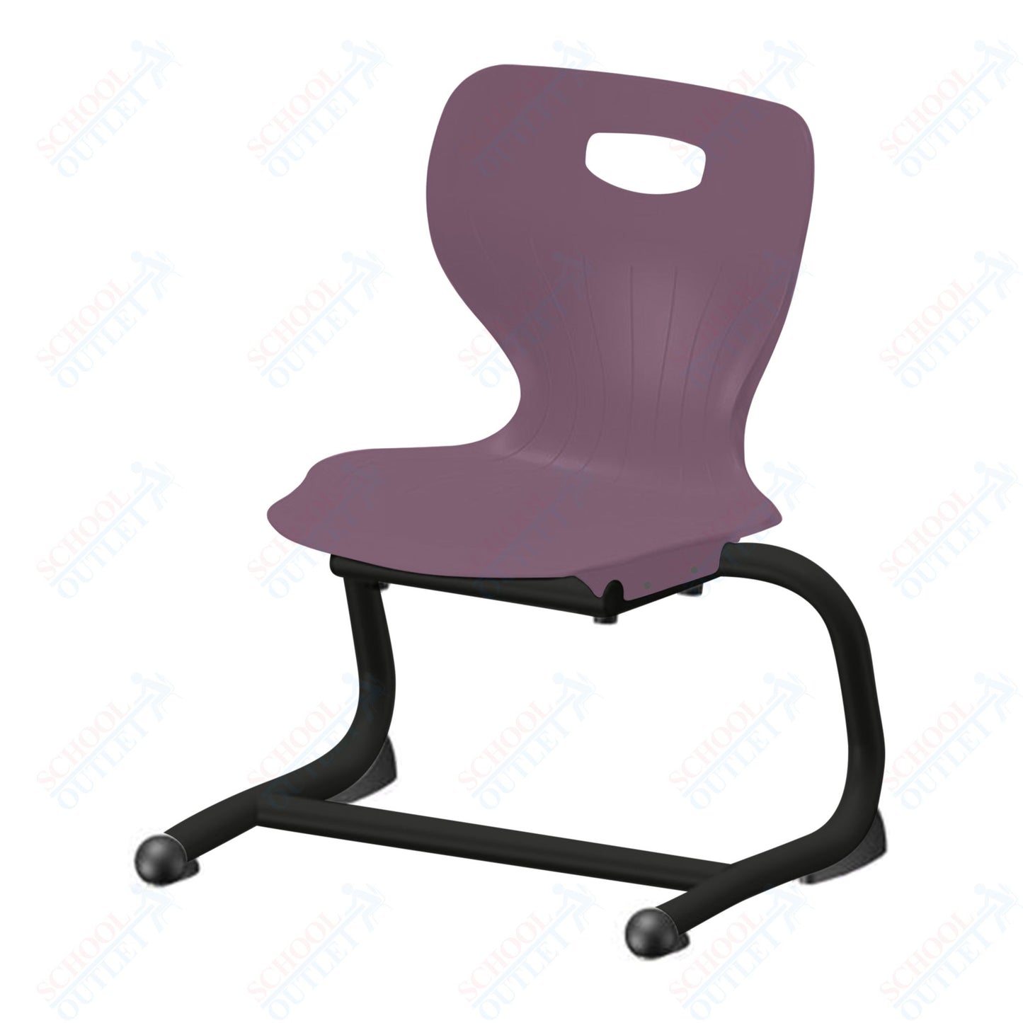 USA Capitol Euroflex 12" Stackable Cantilever Chair (3702)