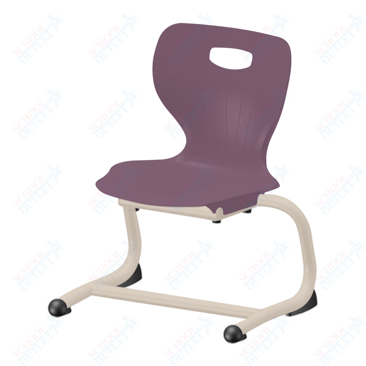 USA Capitol Euroflex 12" Stackable Cantilever Chair (3702)