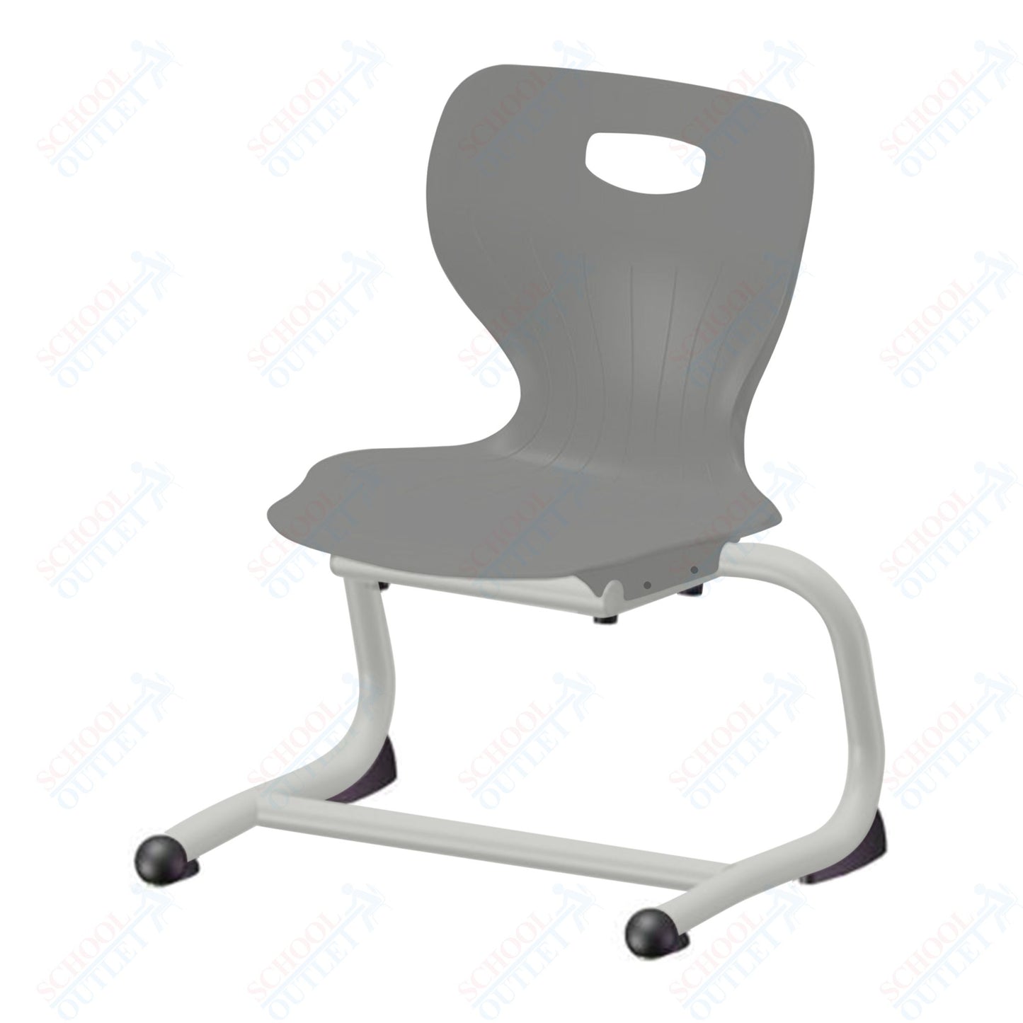 USA Capitol Euroflex 12" Stackable Cantilever Chair (3702)