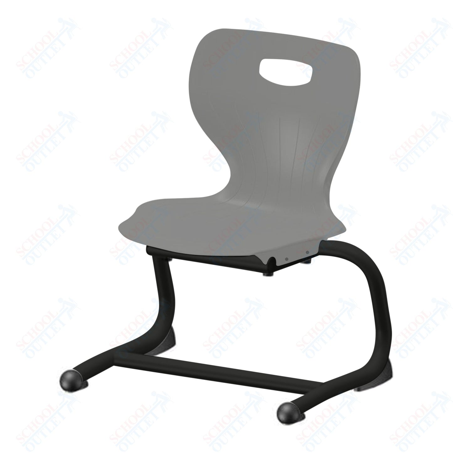 USA Capitol Euroflex 12" Stackable Cantilever Chair (3702)