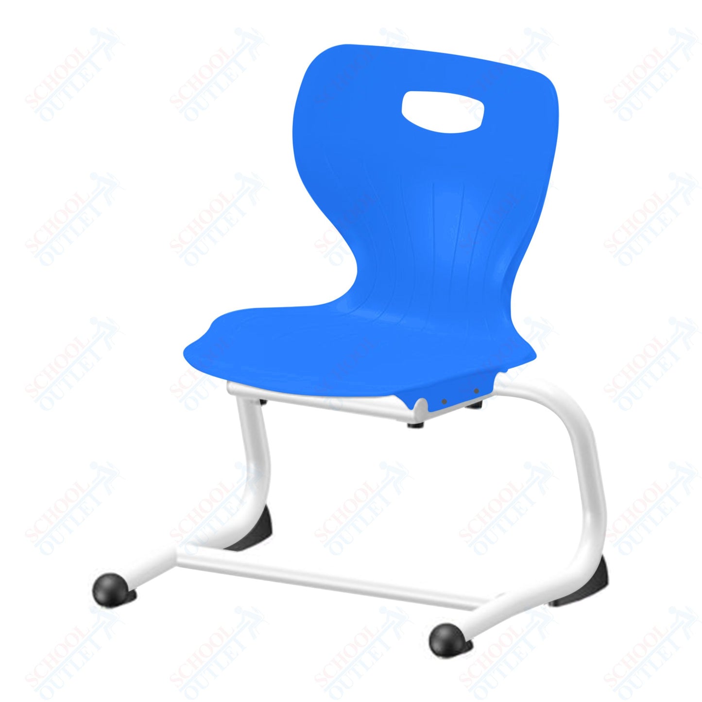 USA Capitol Euroflex 12" Stackable Cantilever Chair (3702)