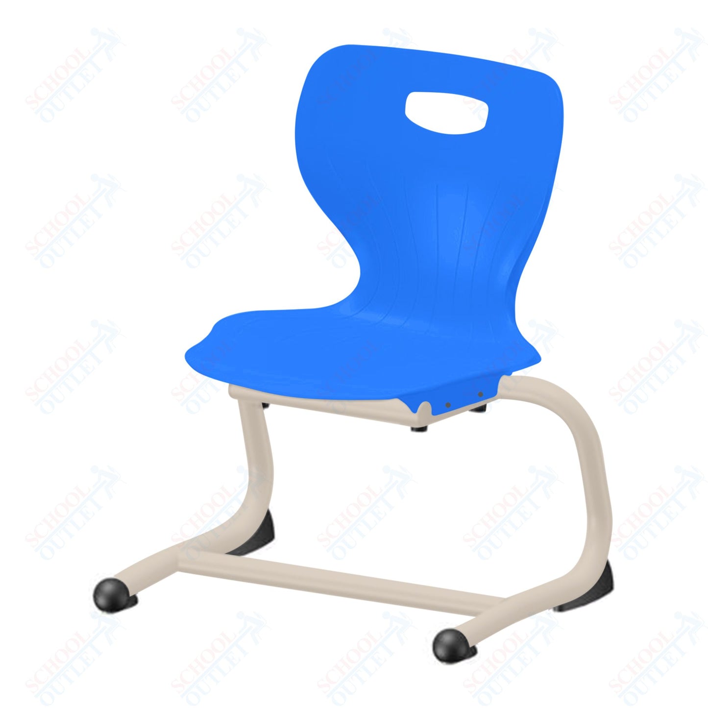 USA Capitol Euroflex 12" Stackable Cantilever Chair (3702)