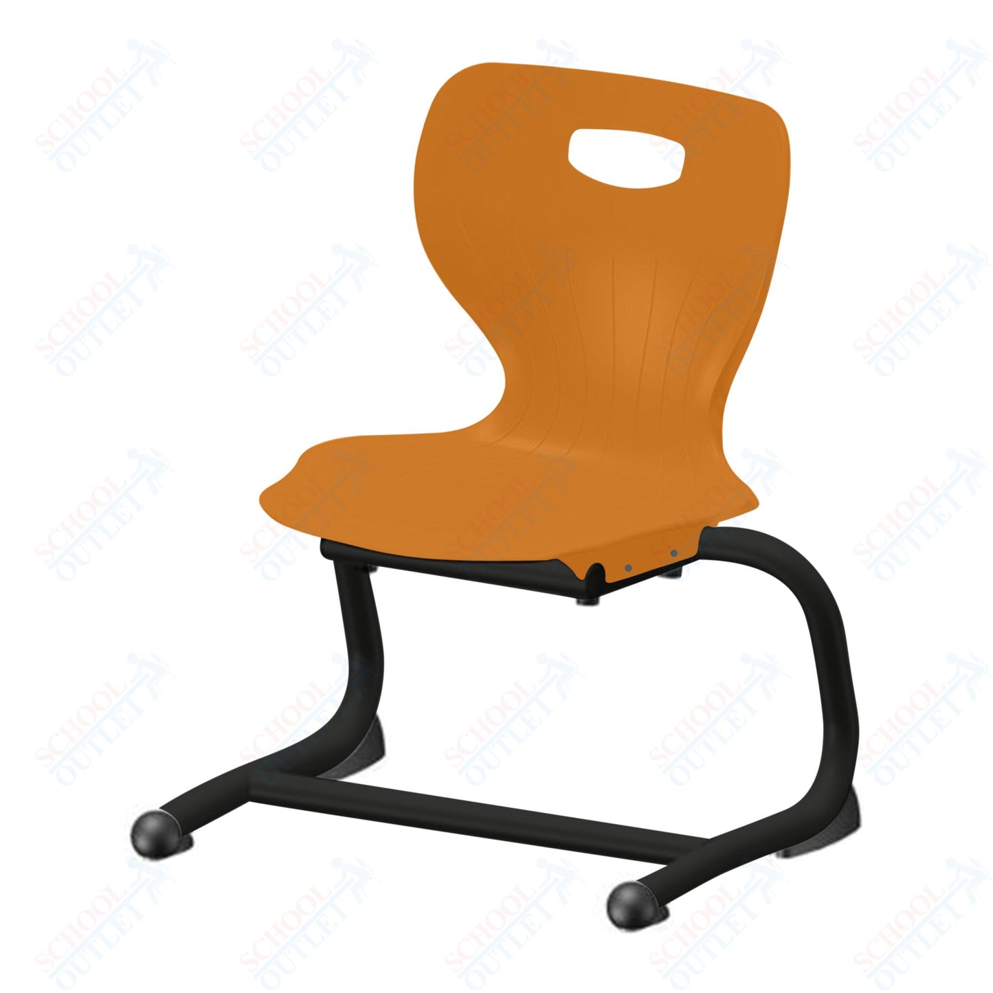 USA Capitol Euroflex 12" Stackable Cantilever Chair (3702)