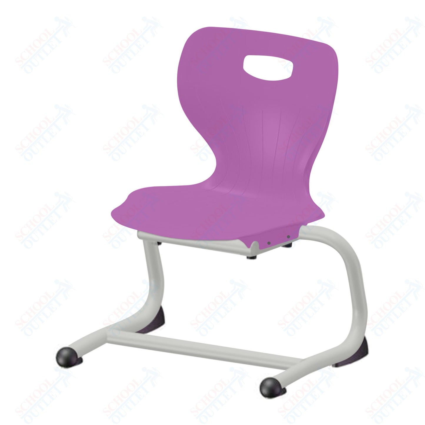 USA Capitol Euroflex 12" Stackable Cantilever Chair (3702)
