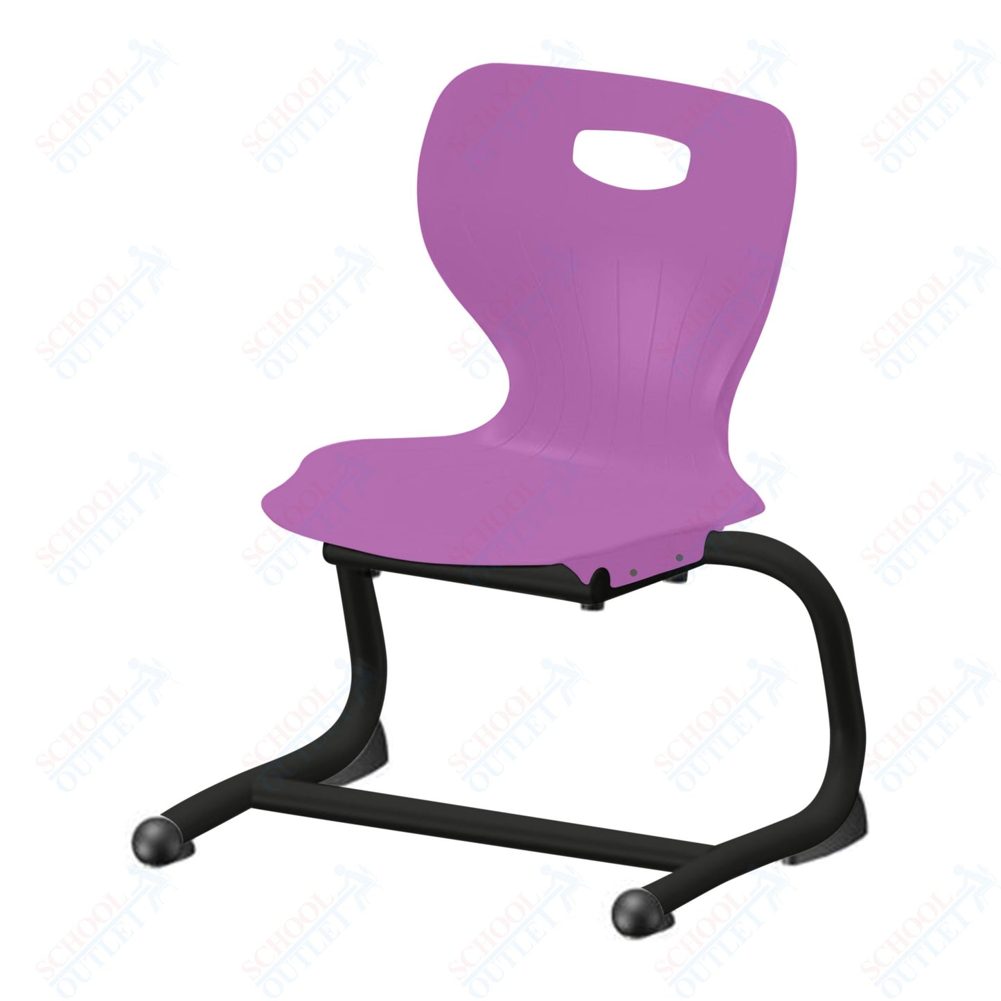 USA Capitol Euroflex 12" Stackable Cantilever Chair (3702)