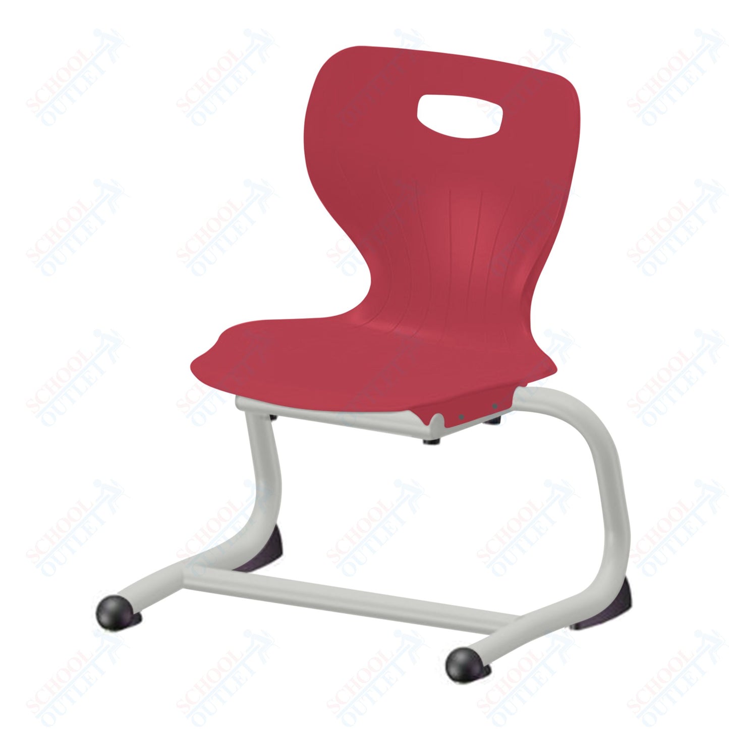USA Capitol Euroflex 12" Stackable Cantilever Chair (3702)