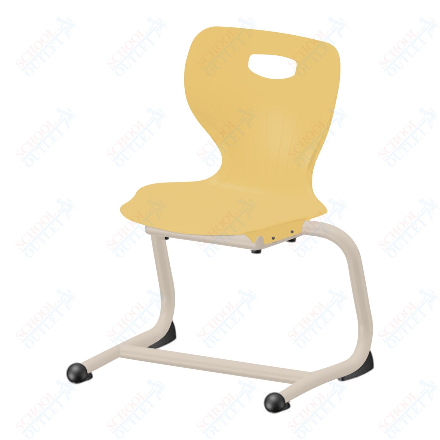 USA Capitol Euroflex 14" Stackable Cantilever Chair (3704)