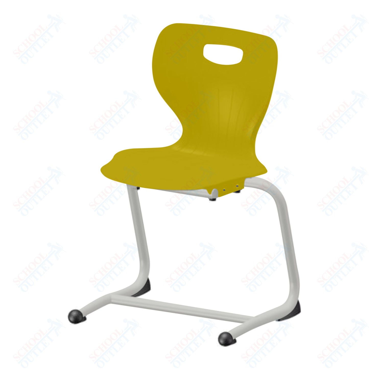 USA Capitol Euroflex 18" Stackable Cantilever Chair (3708)